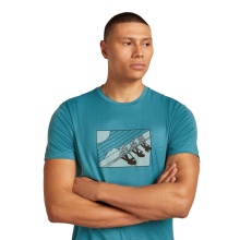 Icebreaker Funktions-Tshirt Merino 150 Tech Lite Tee In The Wild (Merinowolle) 2025 topazblau Herren